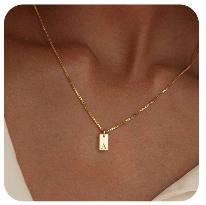 LUSSO™ Initial Tag Necklace