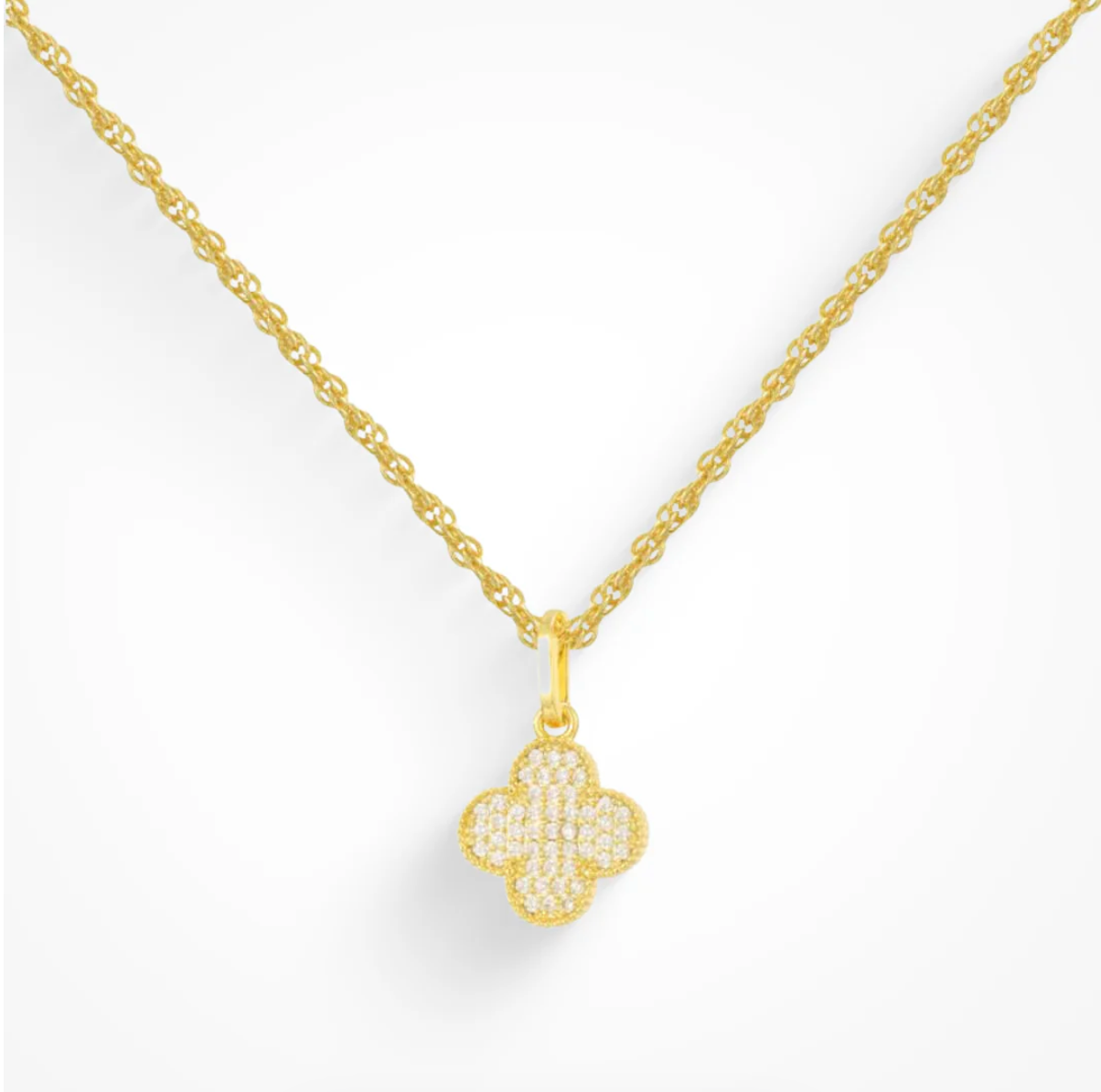 LUSSO™ Iced Clover Necklace